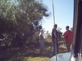 Hugo mira; Danubio, Fernando y Jorge posicionan la c�mara. 8/12/2007 (10:05 AM)