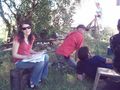 Luc�a sonr�e, Jorge, Danubio y Max piensan, Diego mira, serio. 8/12/2007 (10:19 AM)